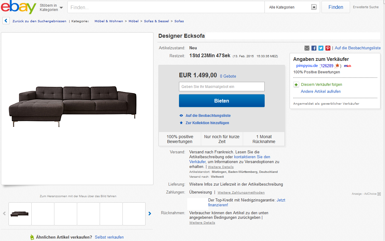 exigence photo produit ebay